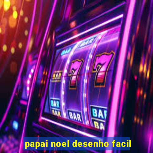 papai noel desenho facil